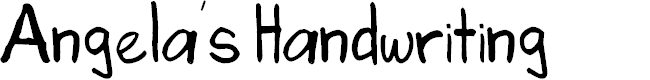 Preview image for Angela's Handwriting