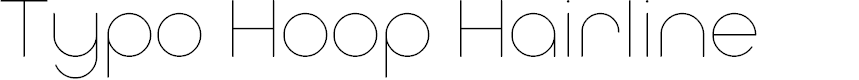 Preview image for Typo Hoop Hairline Demo