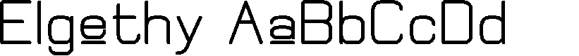 Preview image for Elgethy Upper Bold