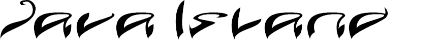 Preview image for Java Island Font