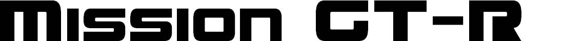Preview image for Mission GT-R Font