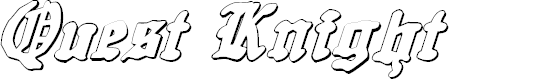 Preview image for Quest Knight 3D Italic