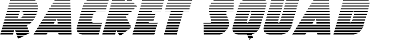 Preview image for Racket Squad Gradient Italic