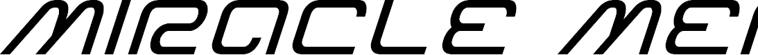 Preview image for Miracle Mercury Expanded Italic