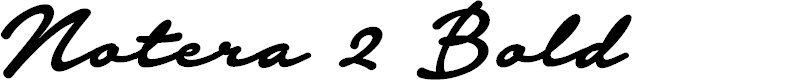Preview image for Notera 2 PERSONAL USE ONLY Bold