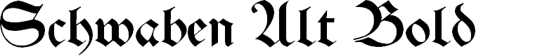 Preview image for Schwaben Alt Bold