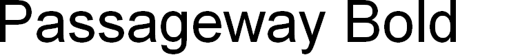 Preview image for Passageway Bold