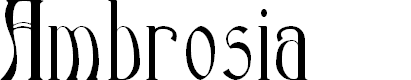 Preview image for Ambrosia Font