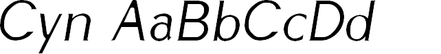 Preview image for Cyn Italic