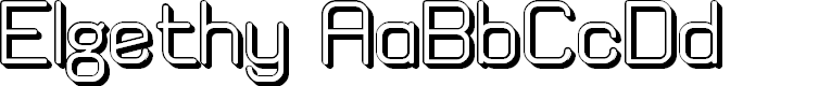 Preview image for Elgethy Est Bold Offset