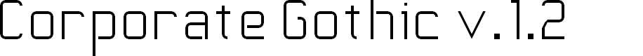 Preview image for Corporate Gothic NBP Regular