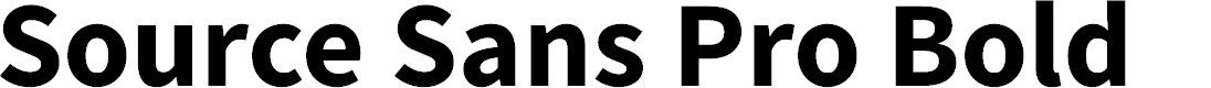 Preview image for Source Sans Pro Bold