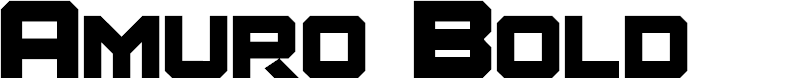 Preview image for Amuro Bold