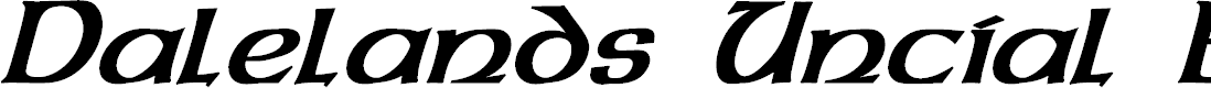 Preview image for Dalelands Uncial Bold Italic