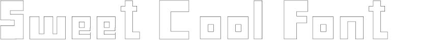 Preview image for Sweet Cool Font (Outlined)