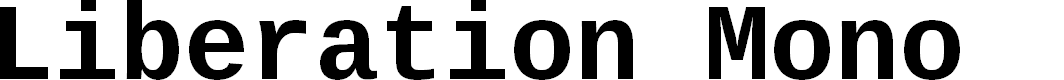 Preview image for Liberation Mono Bold