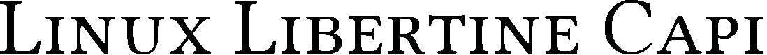 Preview image for Linux Libertine Capitals