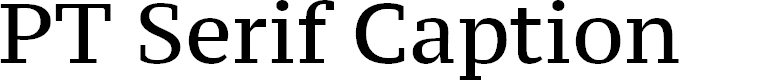 Preview image for PT Serif Caption