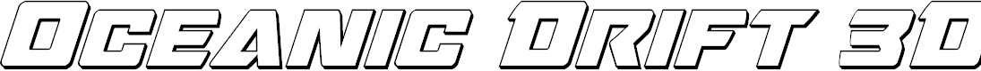 Preview image for Oceanic Drift 3D Italic