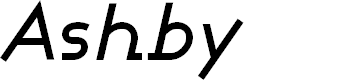Preview image for Ashby Medium Italic