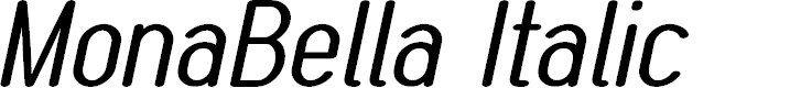 Preview image for MonaBella Italic