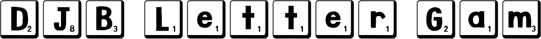 Preview image for DJB Letter Game Tiles 2