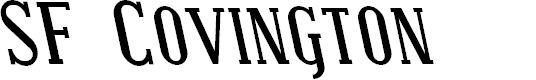 Preview image for SF Covington SC Rev Bold Italic