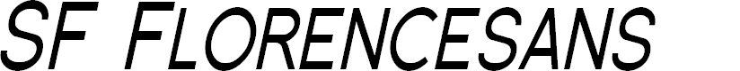 Preview image for SF Florencesans SC Cond Italic