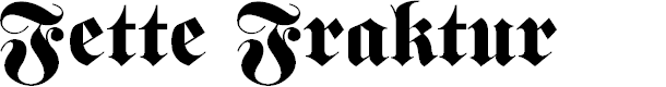 Preview image for FetteFraktur