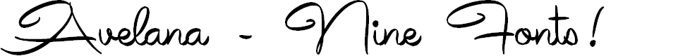 Preview image for Avelana Medi PERSONAL USE Font