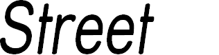 Preview image for Street Variation - Narrow Italic