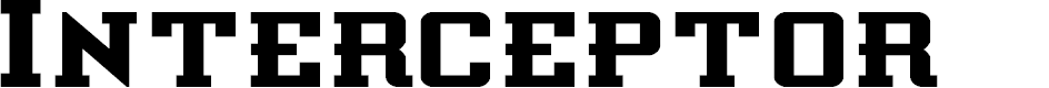 Preview image for Interceptor Font