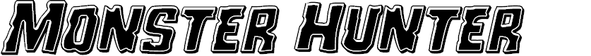 Preview image for Monster Hunter Bevel Italic