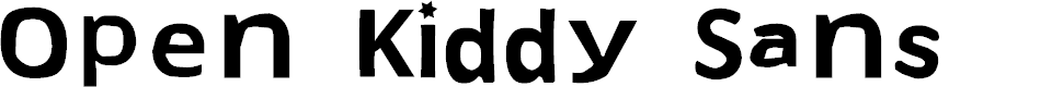 Preview image for Open Kiddy Sans