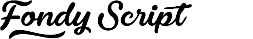 Preview image for Fondy Script PERSONAL USE ONLY
