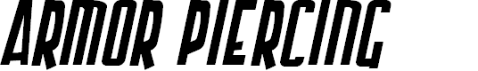 Preview image for Armor Piercing Italic