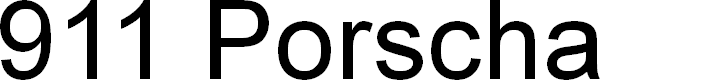 Preview image for 911 Porscha Title Italic