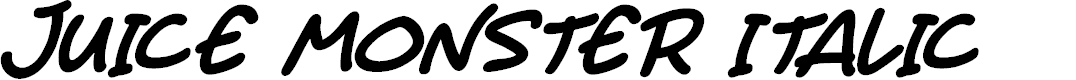 Preview image for Juice Monster Italic