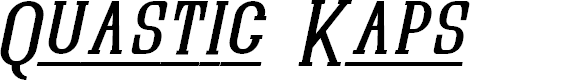 Preview image for Quastic Kaps Line Italic