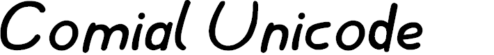 Preview image for Comial Unicode