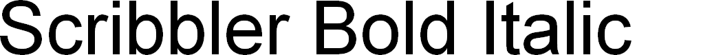 Preview image for Scribbler Bold Italic