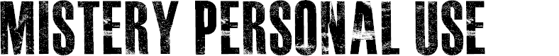 Preview image for Mistery Personal Use Regular