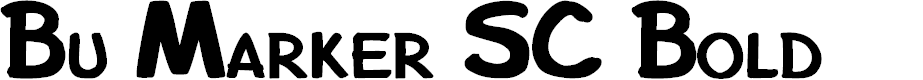 Preview image for Bu Marker SC Bold