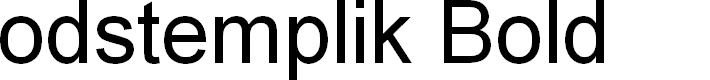 Preview image for odstemplik Bold