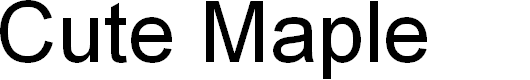 Preview image for Cute Maple