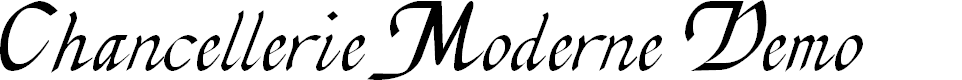 Preview image for Chancellerie Moderne Demo