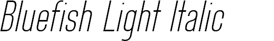 Preview image for Bluefish Light Demo Italic