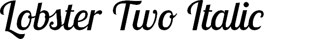 Preview image for Lobster Two Italic