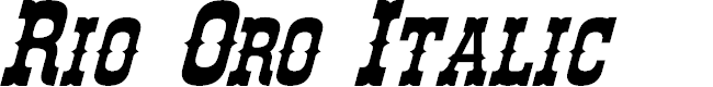 Preview image for Rio Oro Italic