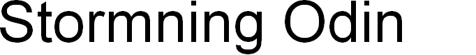 Preview image for Stormning Odin Font
